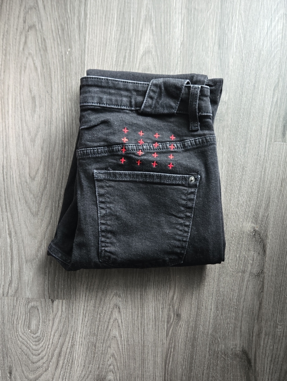 Men's Ksubi Black Slim Straight Leg Jeans Size 32